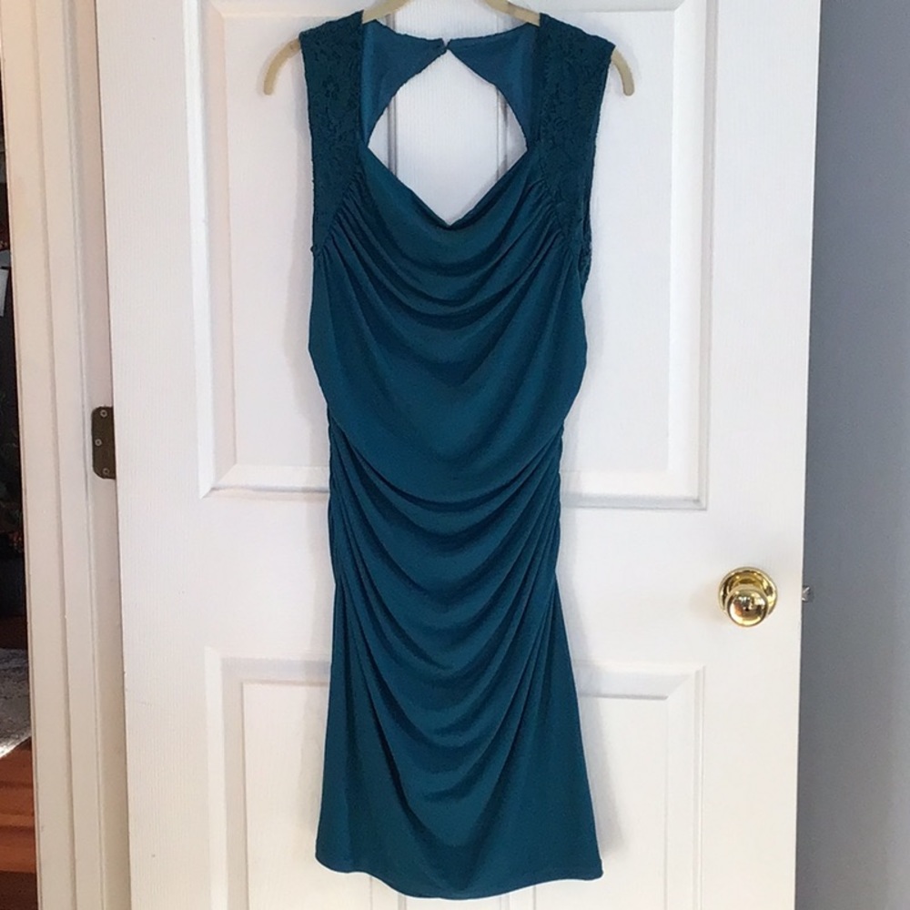 Spense Petites teal dress